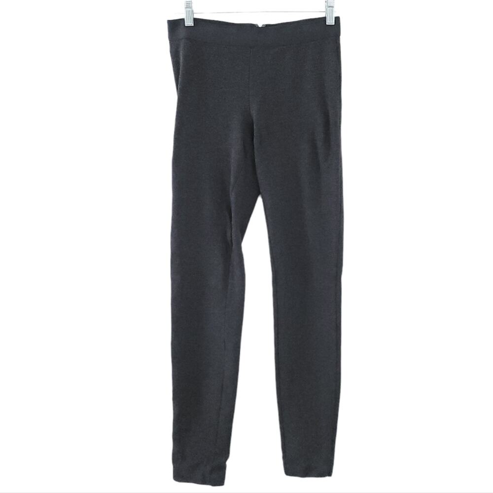 J. CREW Ponte Leggings Size 4 Gray Thick Knit Pants Career Casual Excellent!